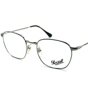 NEW AUTHENTIC PERSOL 2450-V 1077 Gunmetal Men Eyeglasses 52mm 20 145